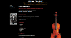 Desktop Screenshot of clarkeviolins.com